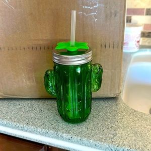 Cactus drinking glass